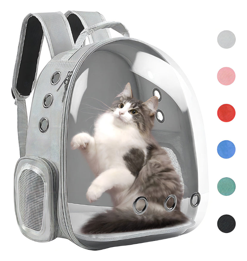 🚀🐾 Mochila Estilo Espacial para Mascotas – Viaja Seguro y con Estilo 🐶🐱✨