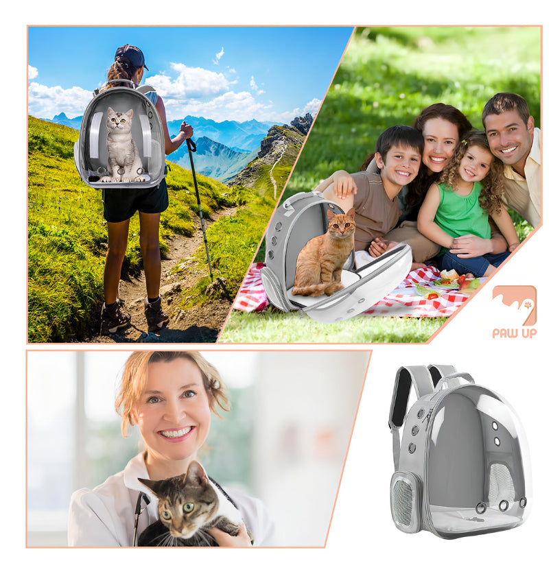 🚀🐾 Mochila Estilo Espacial para Mascotas – Viaja Seguro y con Estilo 🐶🐱✨