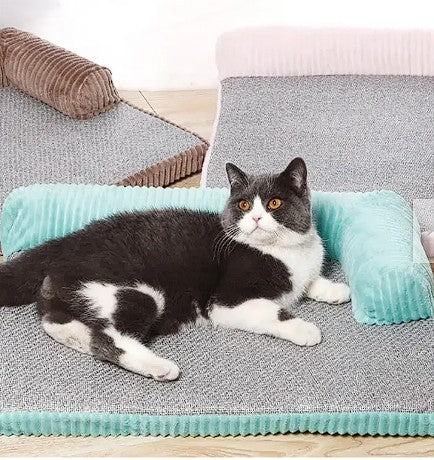 🛋️🐾 Cama Sofá Terapéutico para Perros y Gatos – Color Rosado 🐶🐱✨