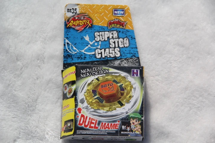 B-X TOUPIE BURST BEYBLADE SPINNING TOP 6Pcs=5 pcs +1 pcs Launcher Flame Sagittario C145S Metal Fusion 4D BB-35