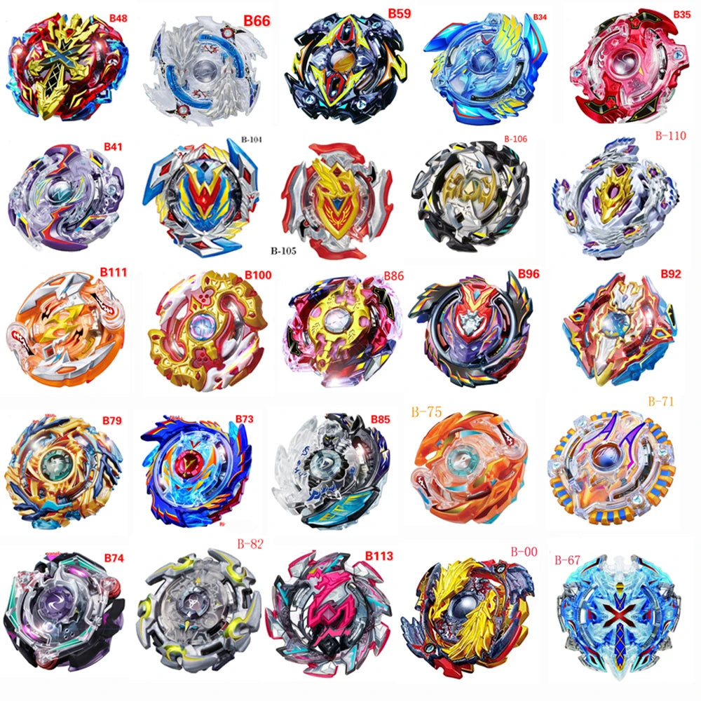 2024 New Beyblade Burst Gyro Bulk B-34 B-121 Blade Blades Metal Fusion Bayblade High Performance Battling Top Toys