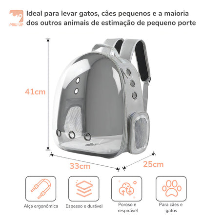 🚀🐾 Mochila Estilo Espacial para Mascotas – Viaja Seguro y con Estilo 🐶🐱✨