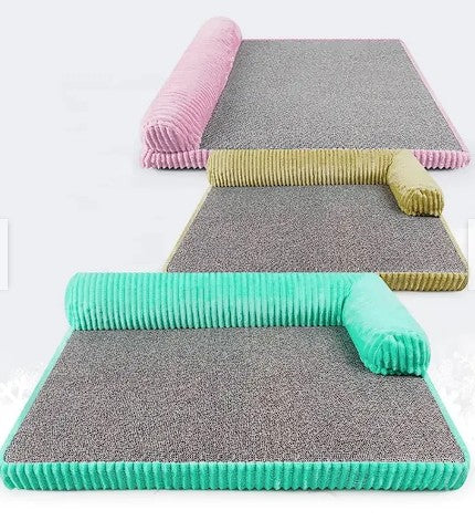 🛋️🐾 Cama Sofá Terapéutico para Perros y Gatos – Color Rosado 🐶🐱✨